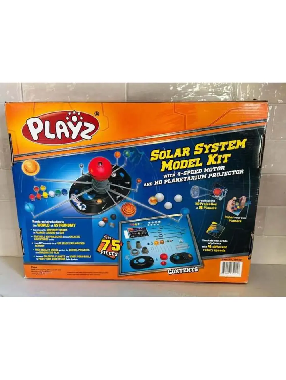 Playz Solar System Model kit for Kids, Planetarium Projector Planet Toys
